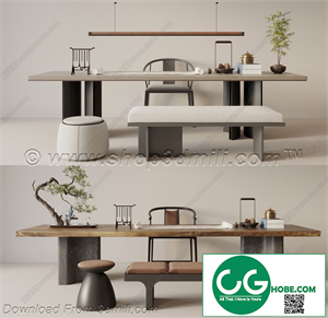 Tea Room 64 3D Model
